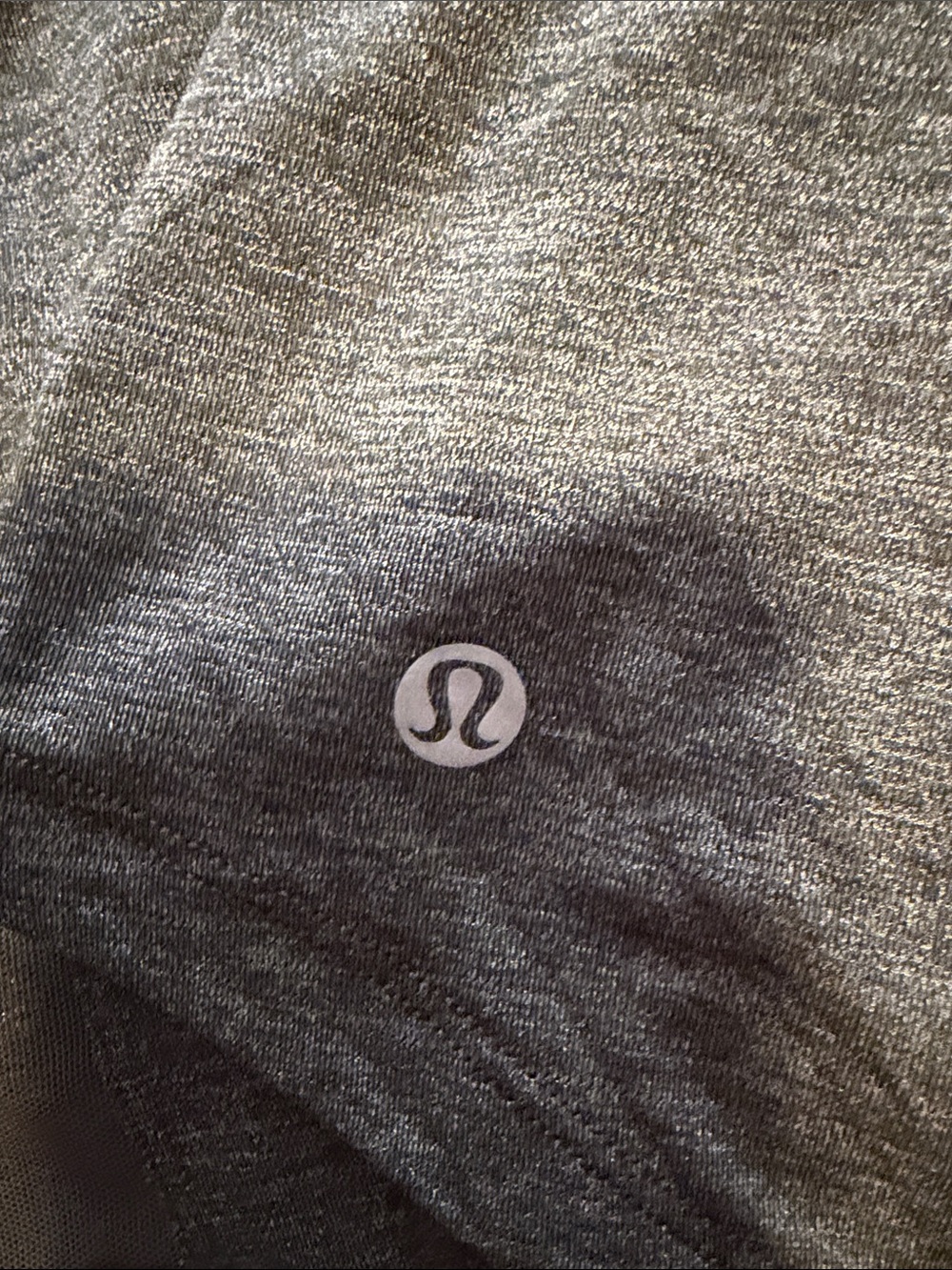lululemon athletica Charcoal Gray/Green Strappy Mesh-Back Tank Top - Picture 2 of 6